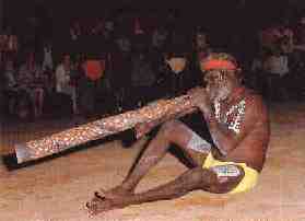 Picture of didgeridoo player